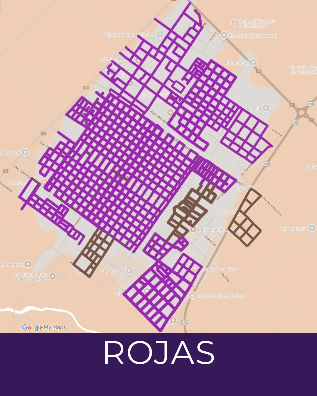 Mapa Rojas